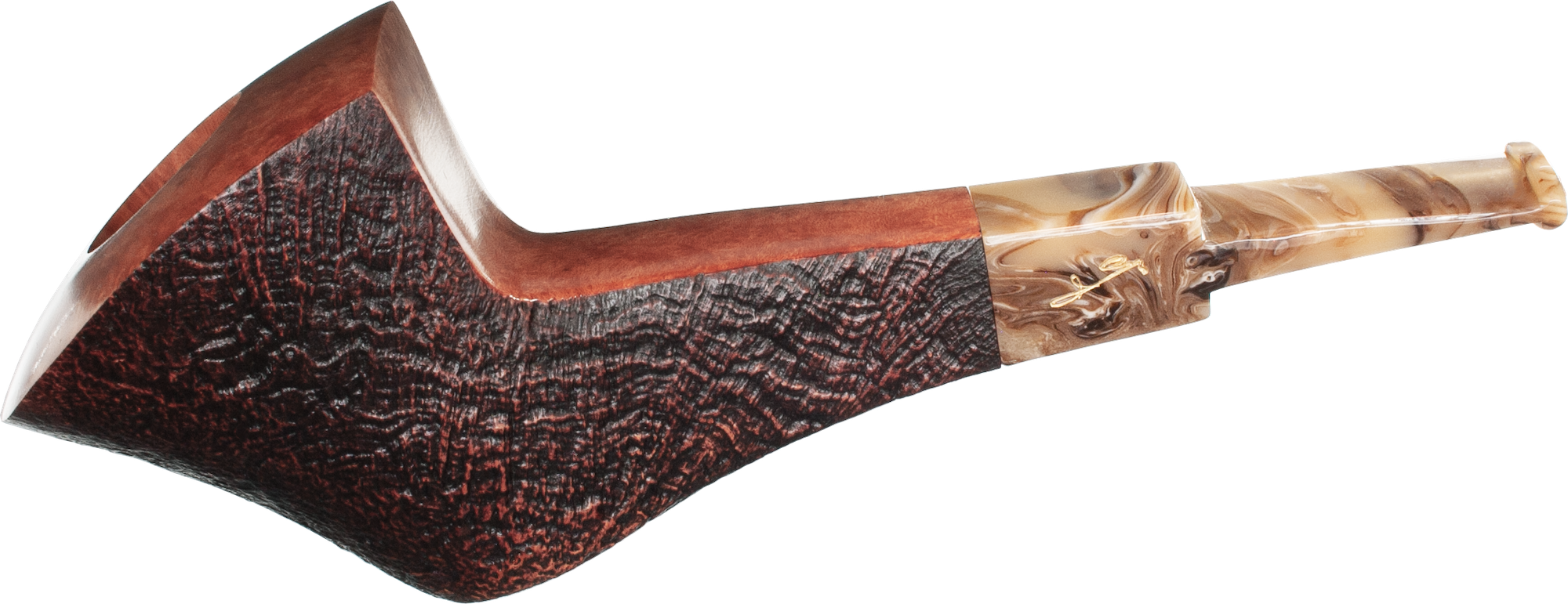 Savinelli Autograph Free Style Panel Sandblast-1