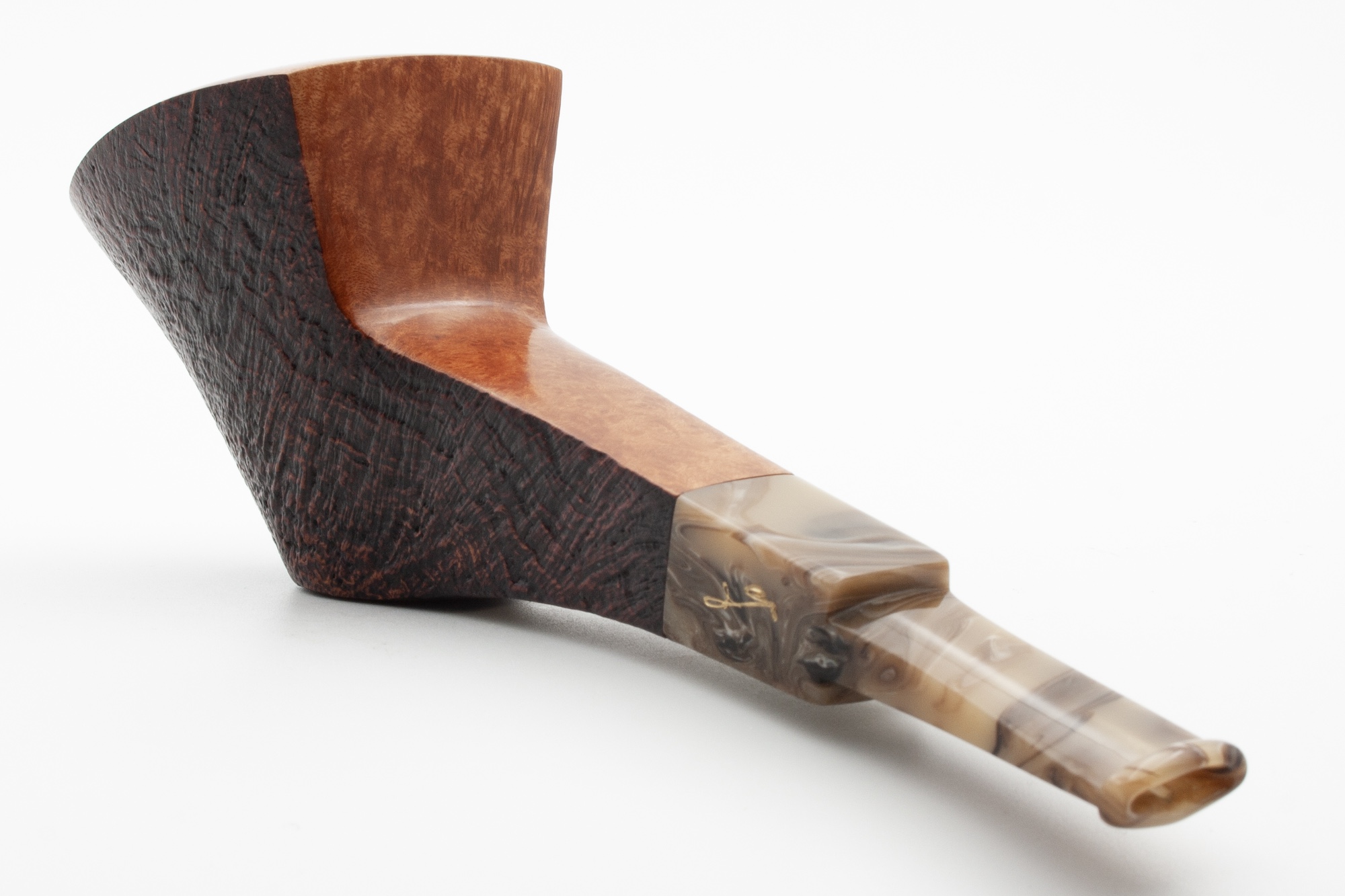 Savinelli Autograph Free Style Panel Sandblast-1