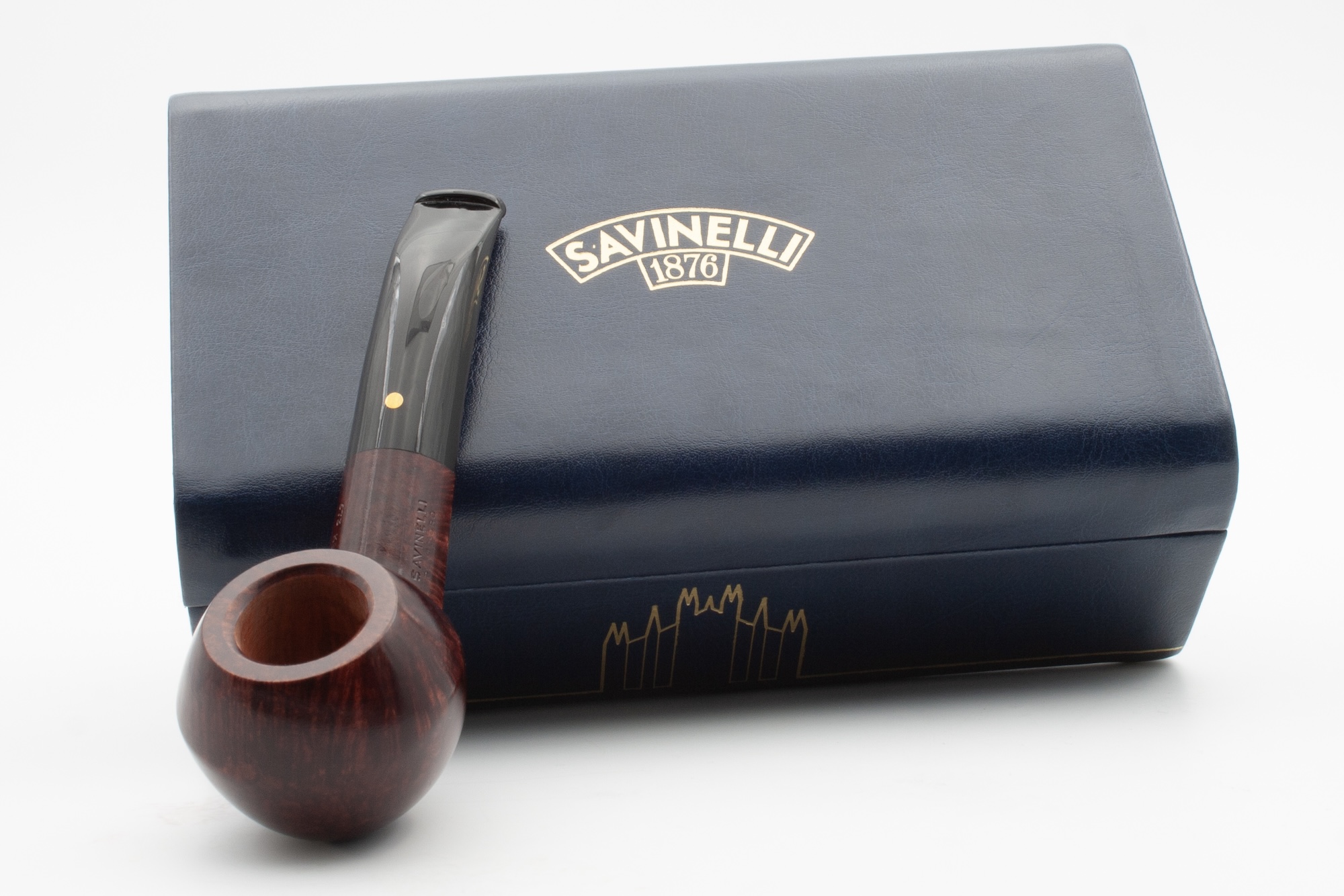 Savinelli Punto Oro Burgundy 673