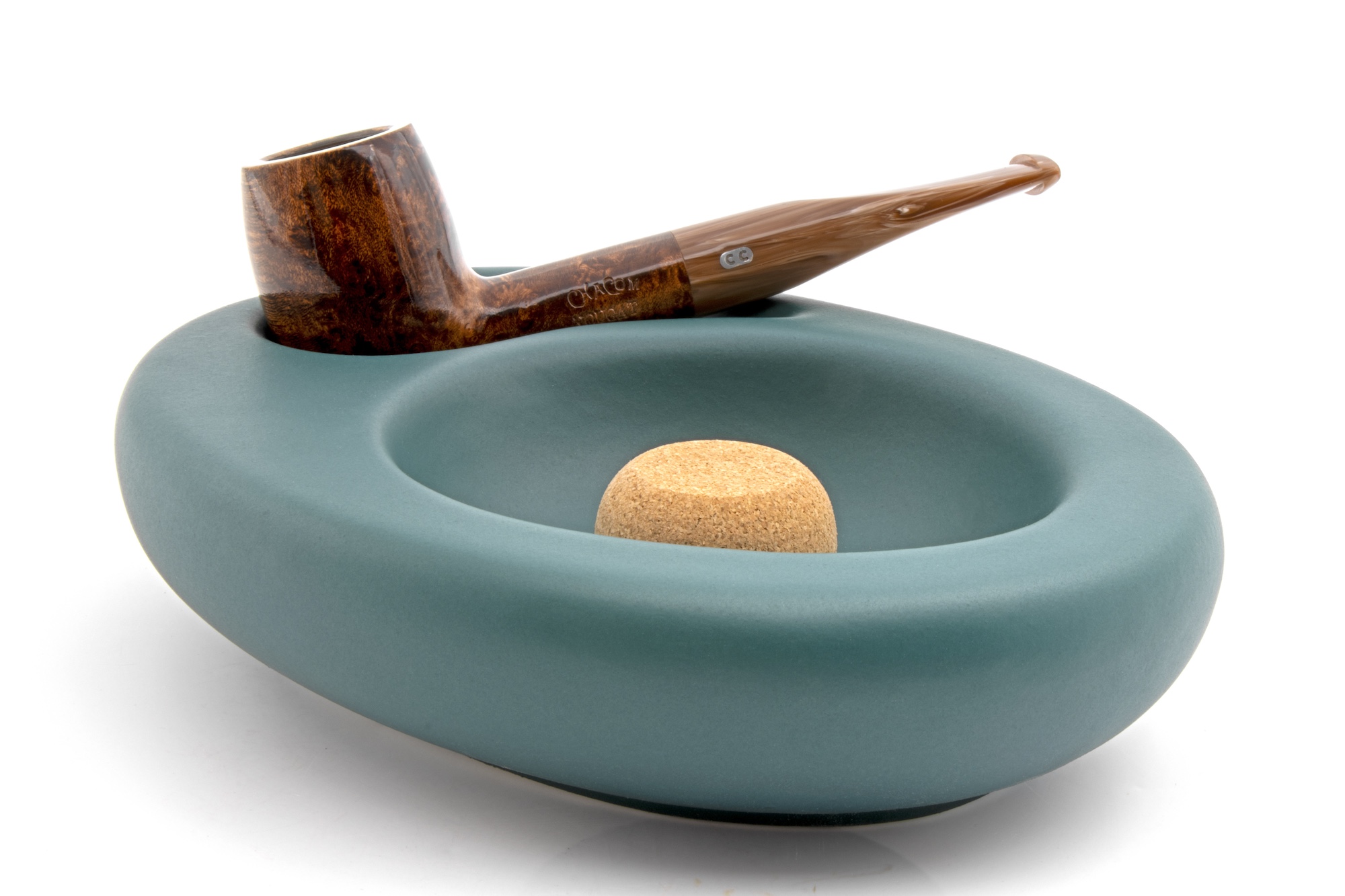 Chacom Pipe Ashtray Green